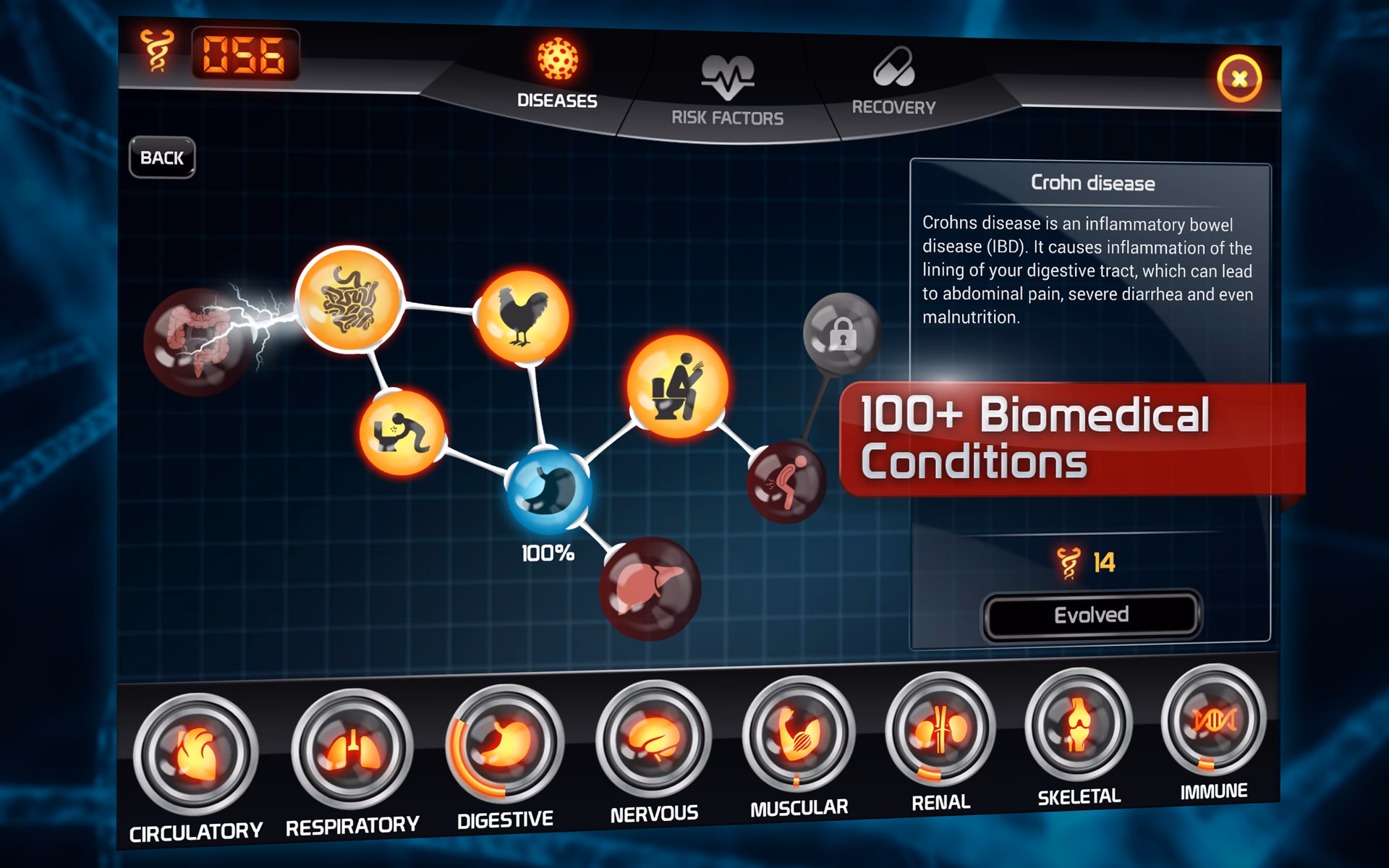 What is the Disease tab of Bio Inc?