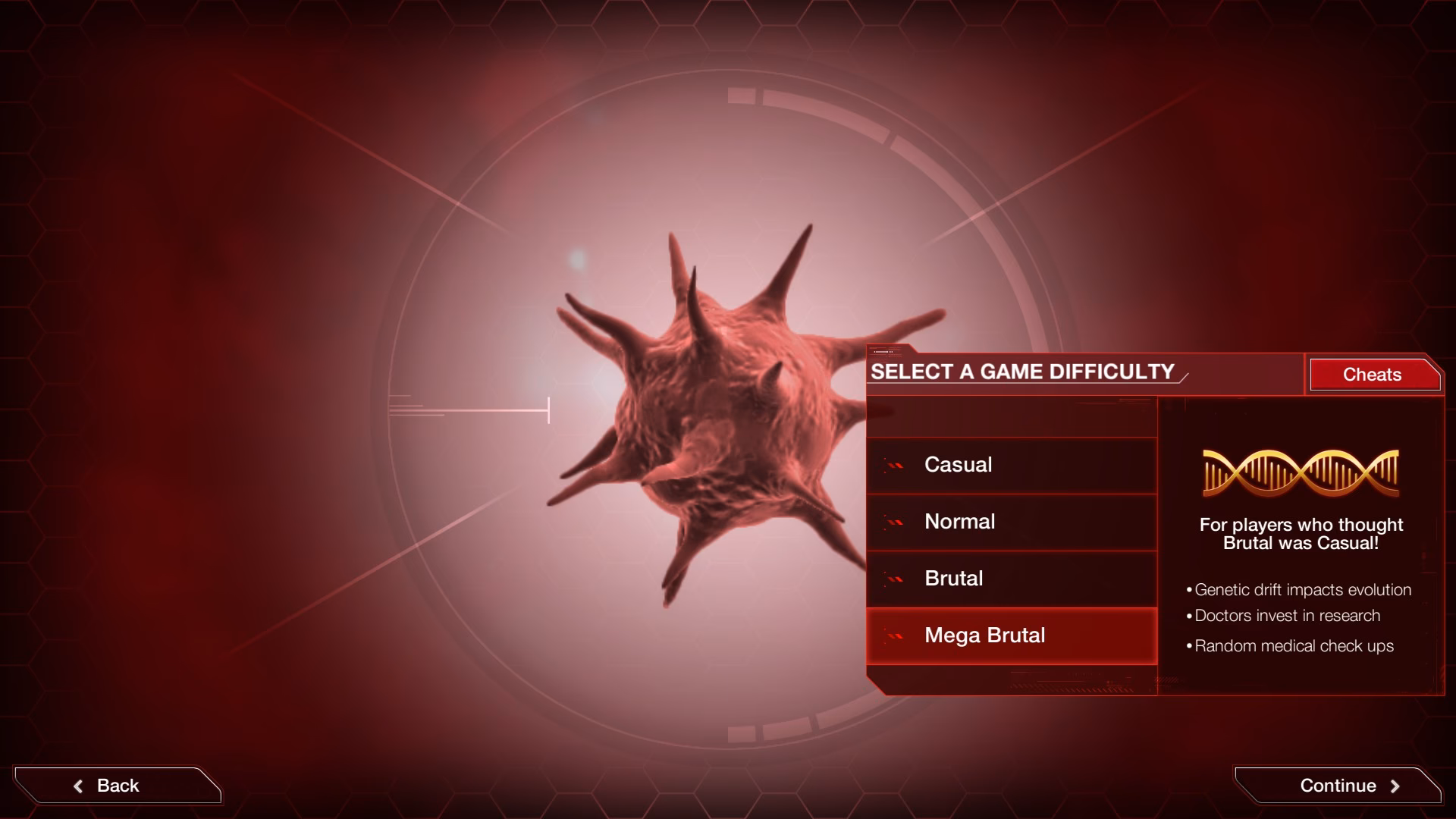 How difficult is bio-weapon vs Mega-brutal difficulty?