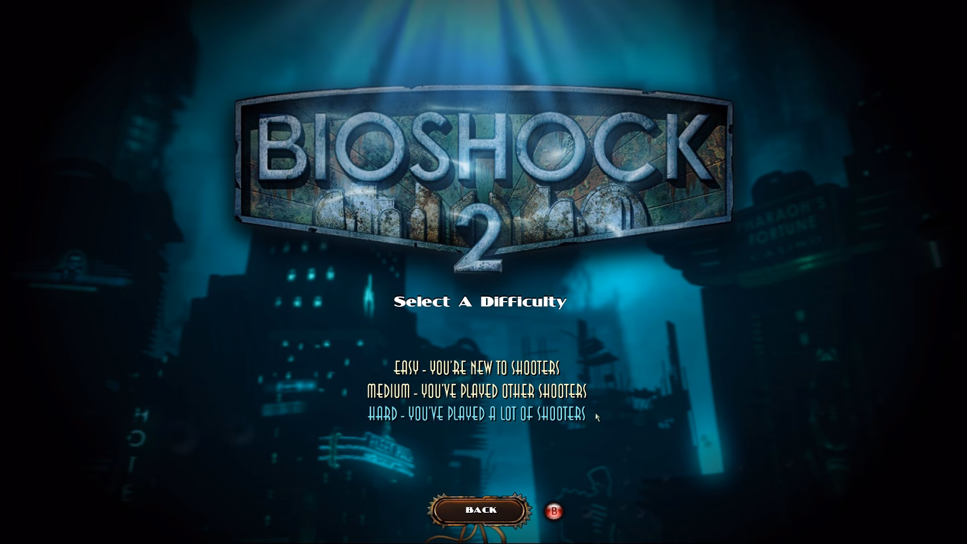 How to play BioShock without stretching?