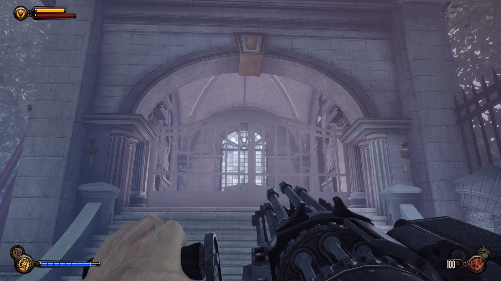 Is there a sniper rifle at the Comstock gate?