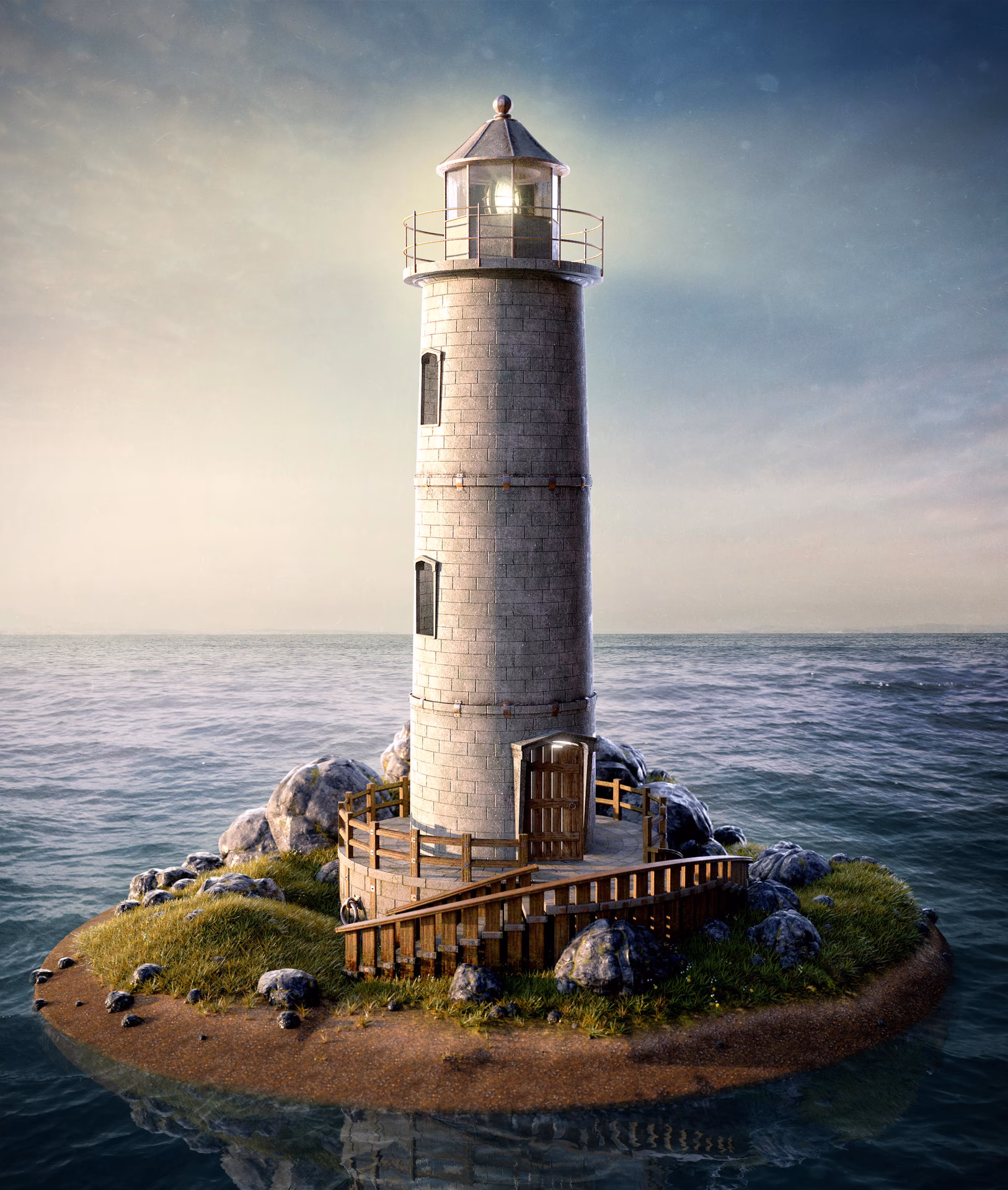 Does BioShock have a lighthouse or a city?