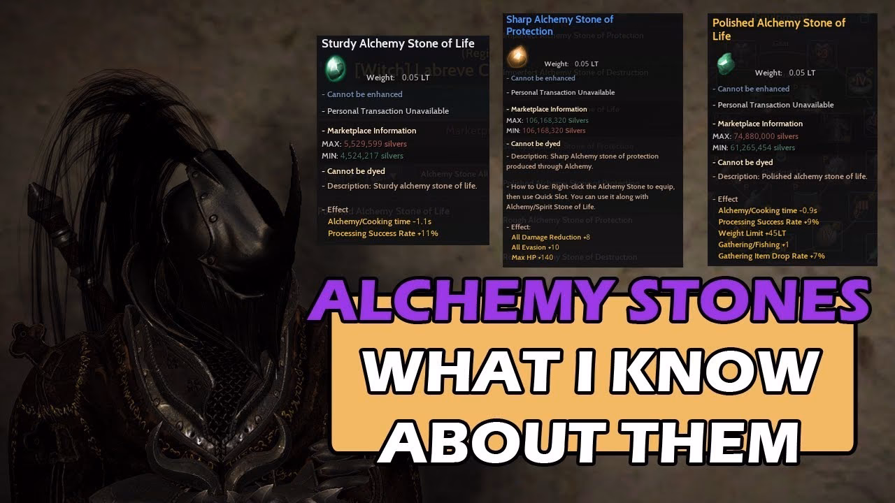 What are Alchemy stones in BDO?