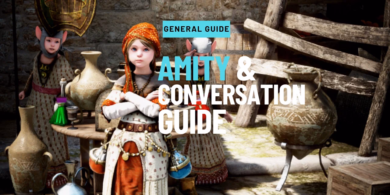 How to increase Amity score in Black Desert Online?