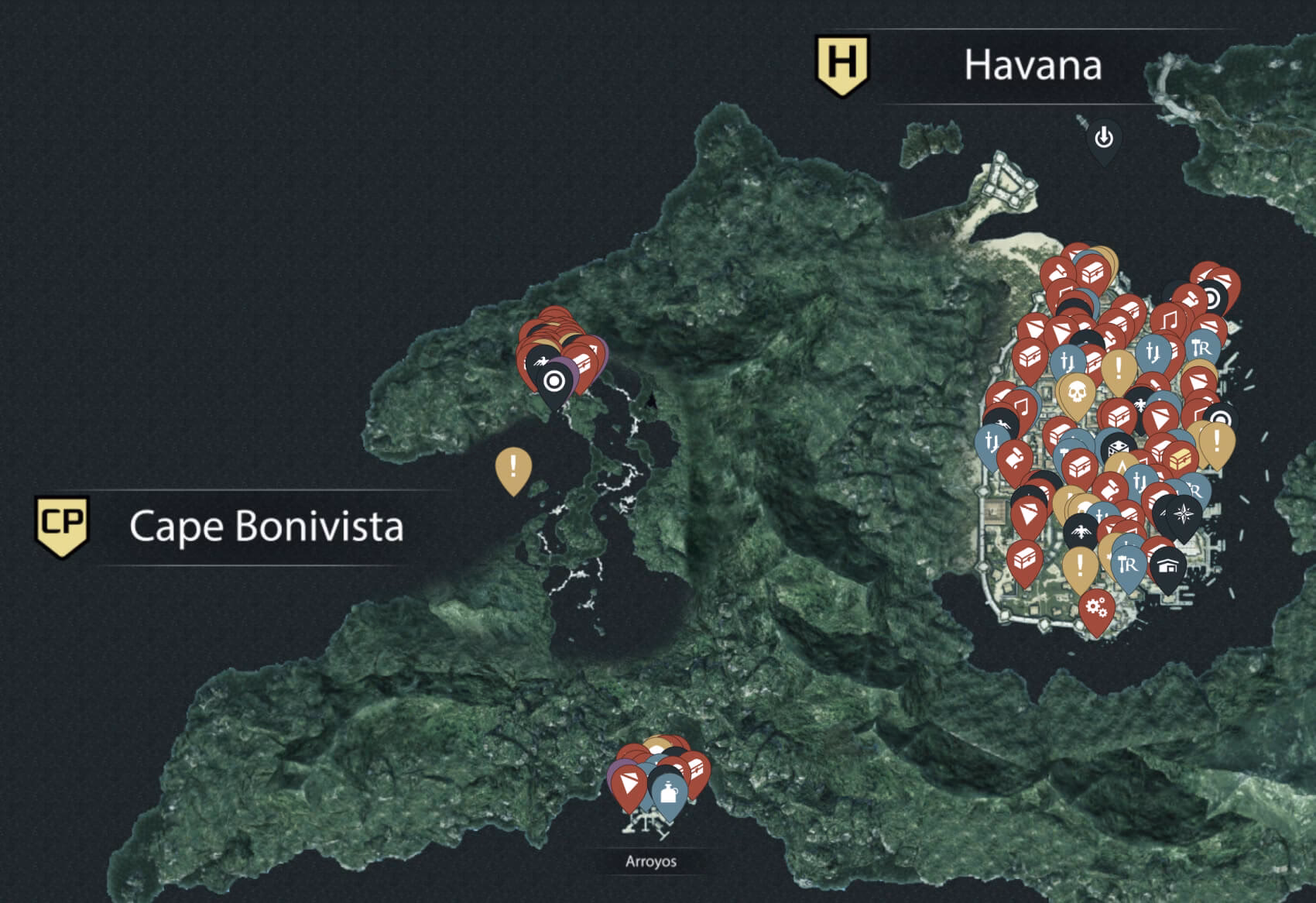 Are collectibles still available in Black Flag?