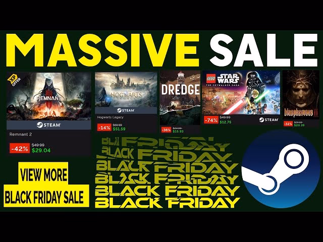 How do I find steam's Black Friday discounts?