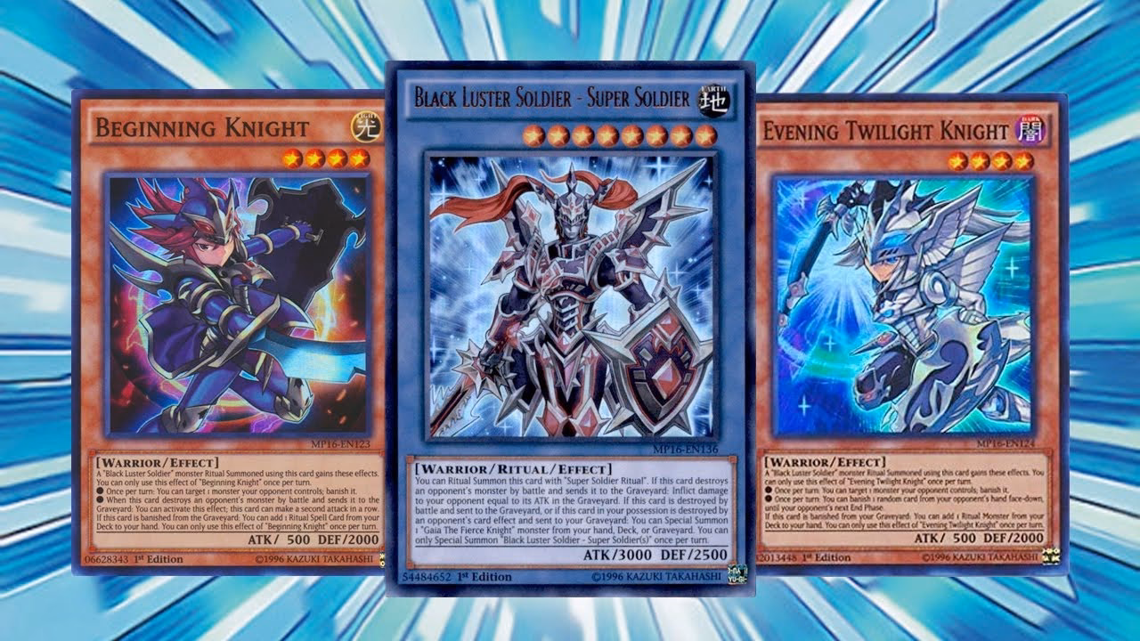 How do you summon black luster soldier in Yu-Gi-Oh?