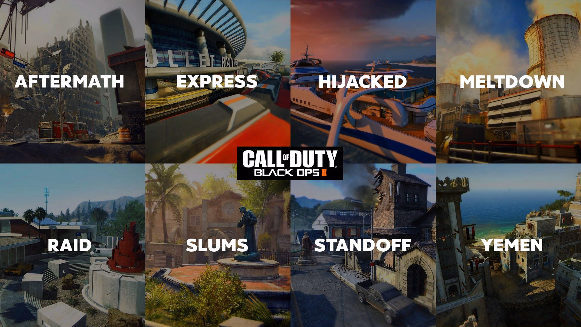 Are there multiplayer maps in Call of Duty Black Ops 2?