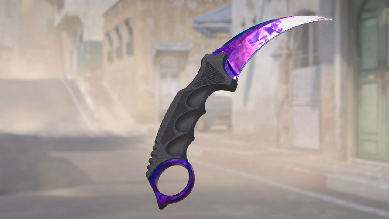Which Doppler knives have Black Pearl skins?