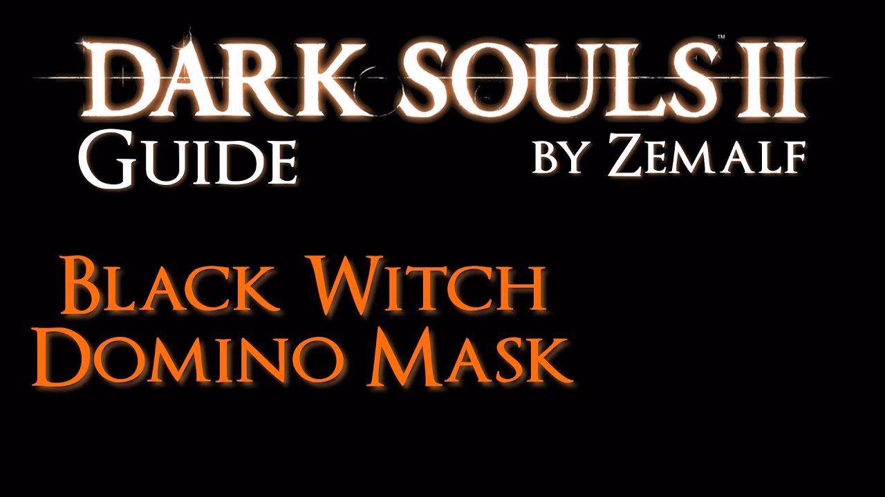 What is black witch domino mask in Dark Souls 2?