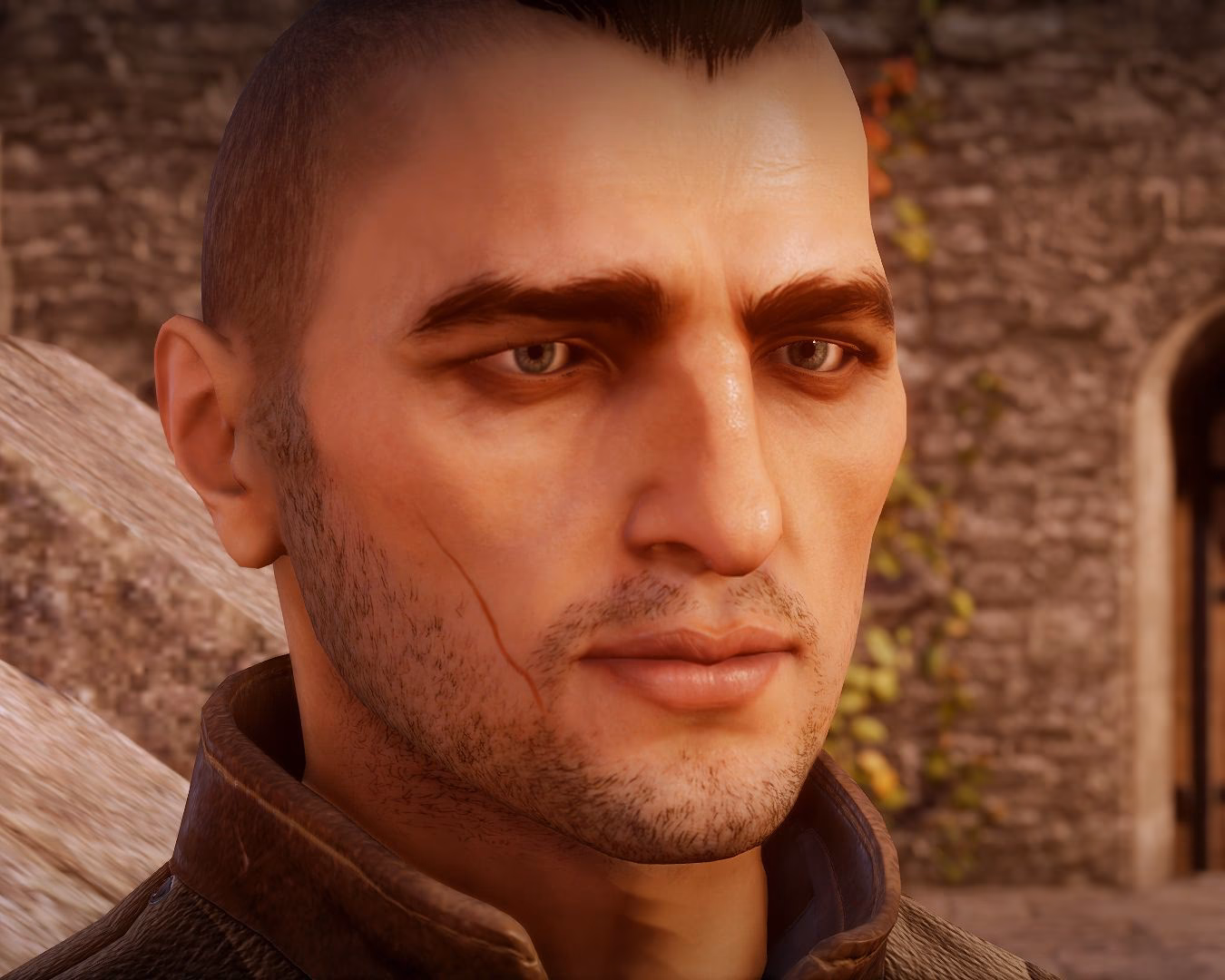 Did Blackwall grow a beard in Dragon Age Inquisition?