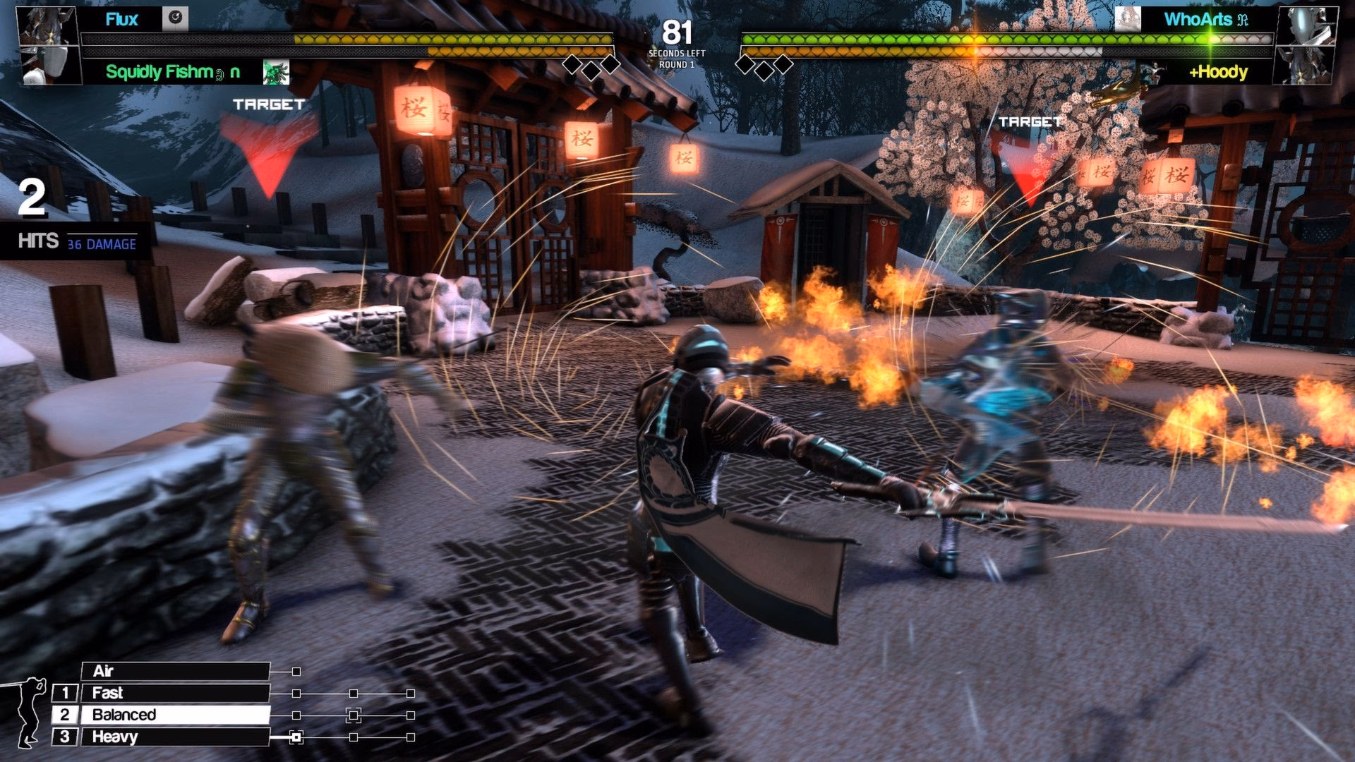 How many combat stances are there in Blade Symphony?