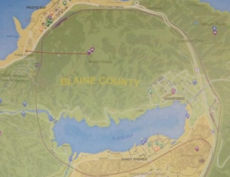 Blaine County En GTA V Gu A Definitiva CityGame Blaine County Gta V 768x589 