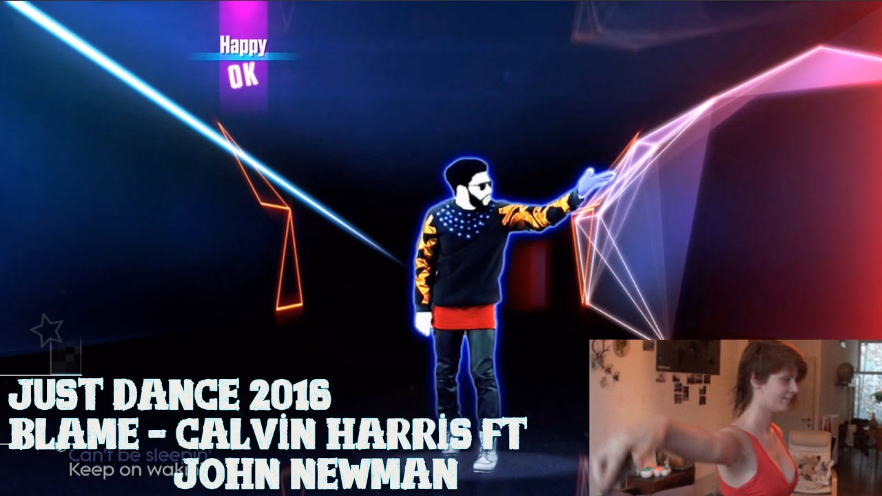 Who is in the music video for blame by Calvin Harris?