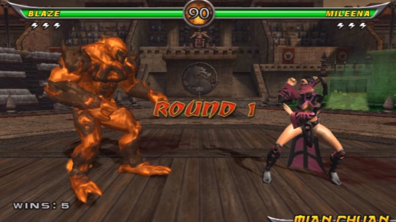 Does Blaze Yell in Mortal Kombat Armageddon?
