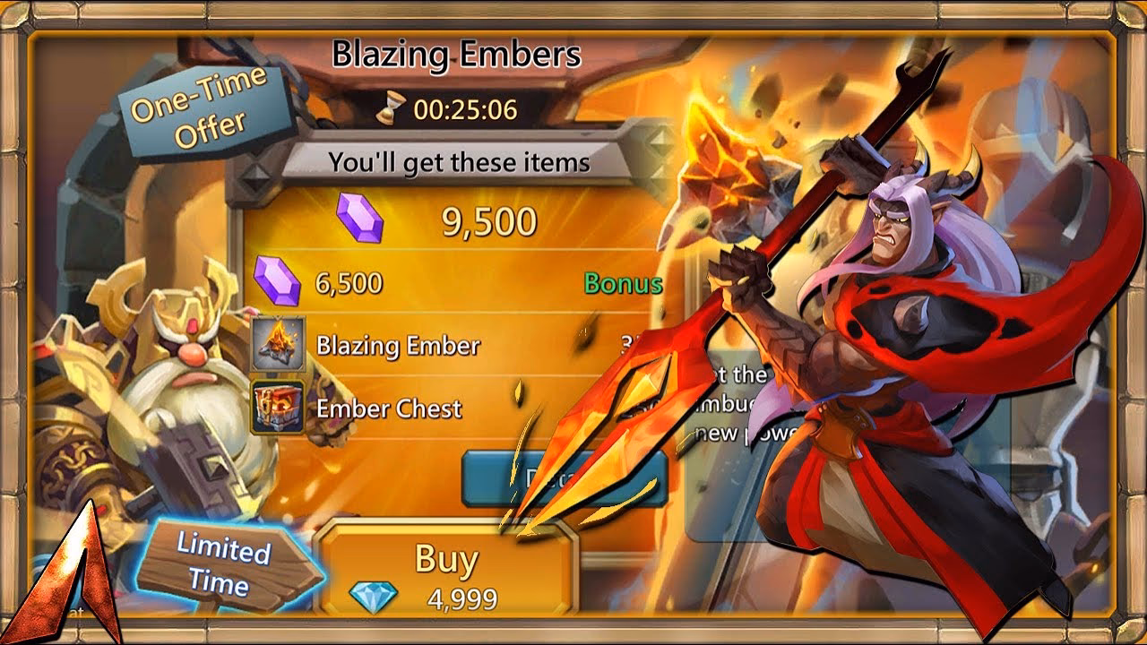 What are Blazing Embers in Lords Mobile?