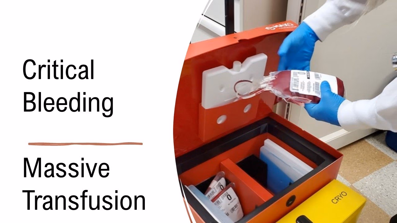 What are the patient blood management guidelines for critical bleeding?