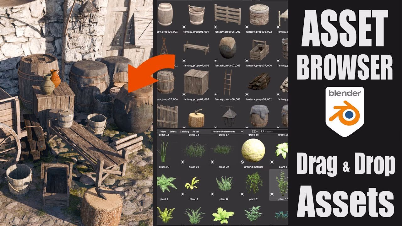 Where can I find Blender assets?