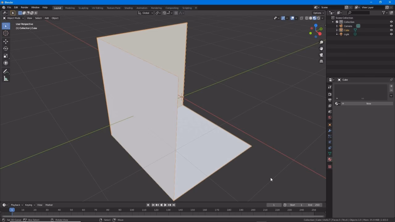 What is a double sided surface in Blender?