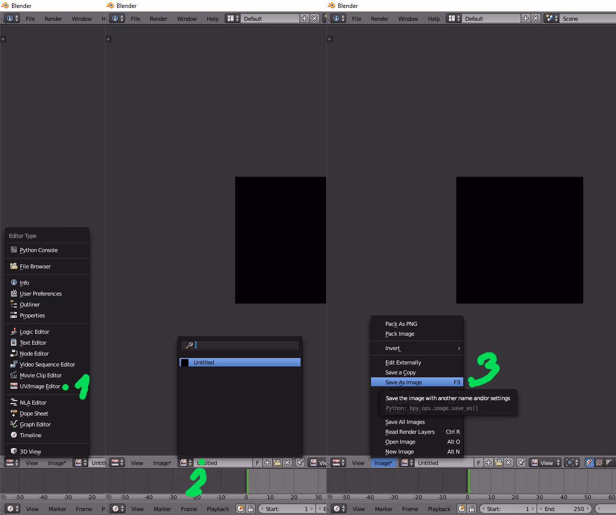 What is 'Export to Blend'?