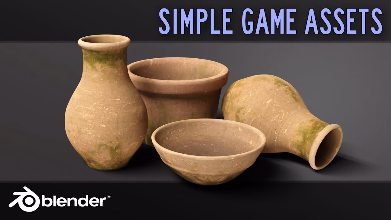 How to create game assets in Blender?