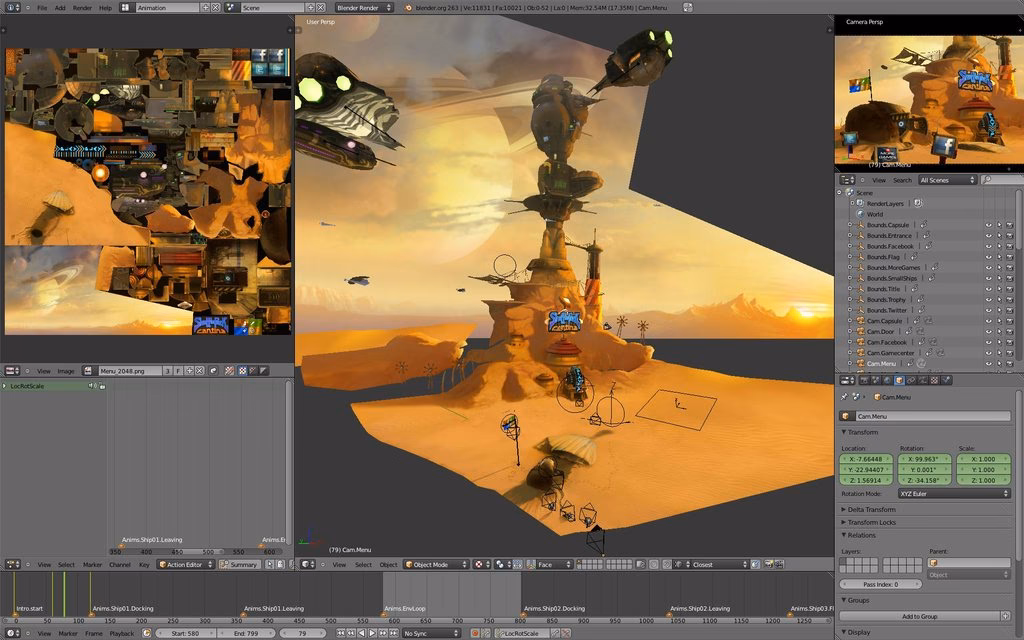 Can I create a game entirely within Blender?