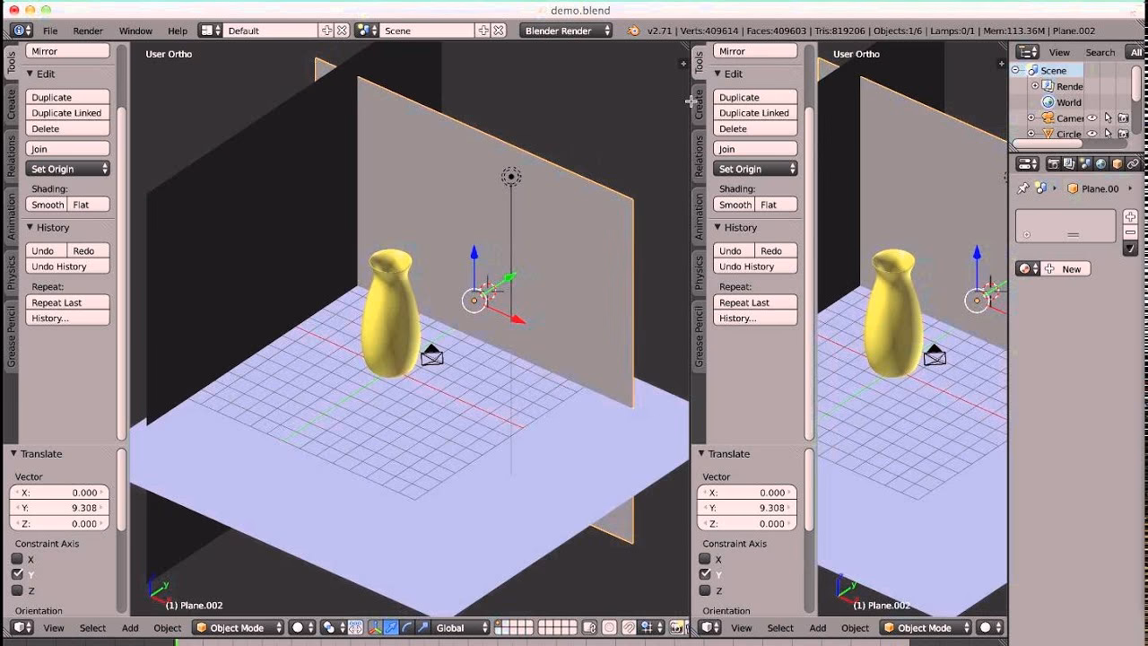 How to add Collider to interior and exterior walls in Blender?