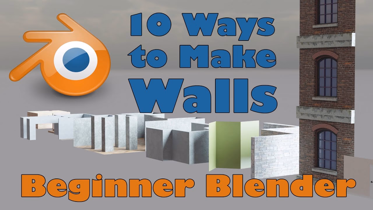How to make a brick wall in Blender?