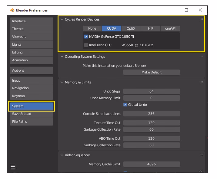 Does Blender support CPU vs GPU rendering?