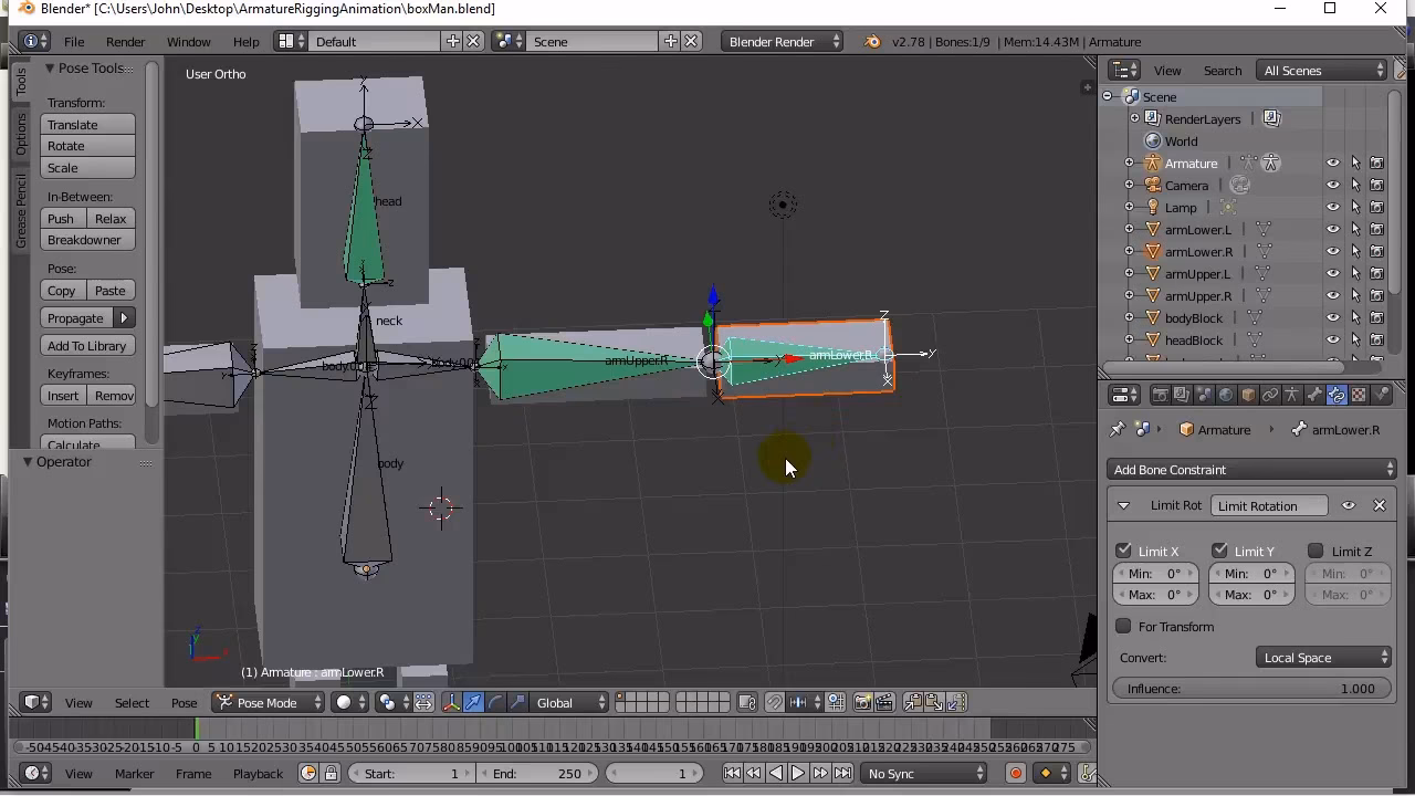 How to combine bones in Blender?