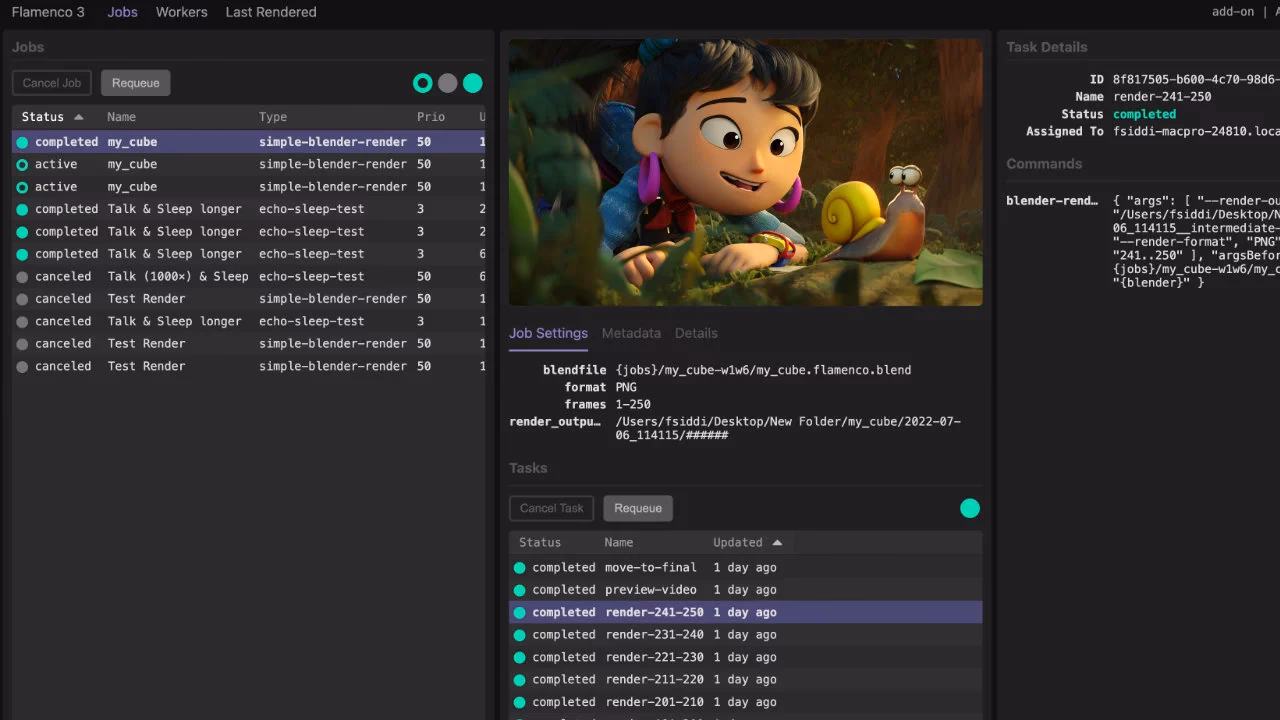 What is an offline render farm for a blender?