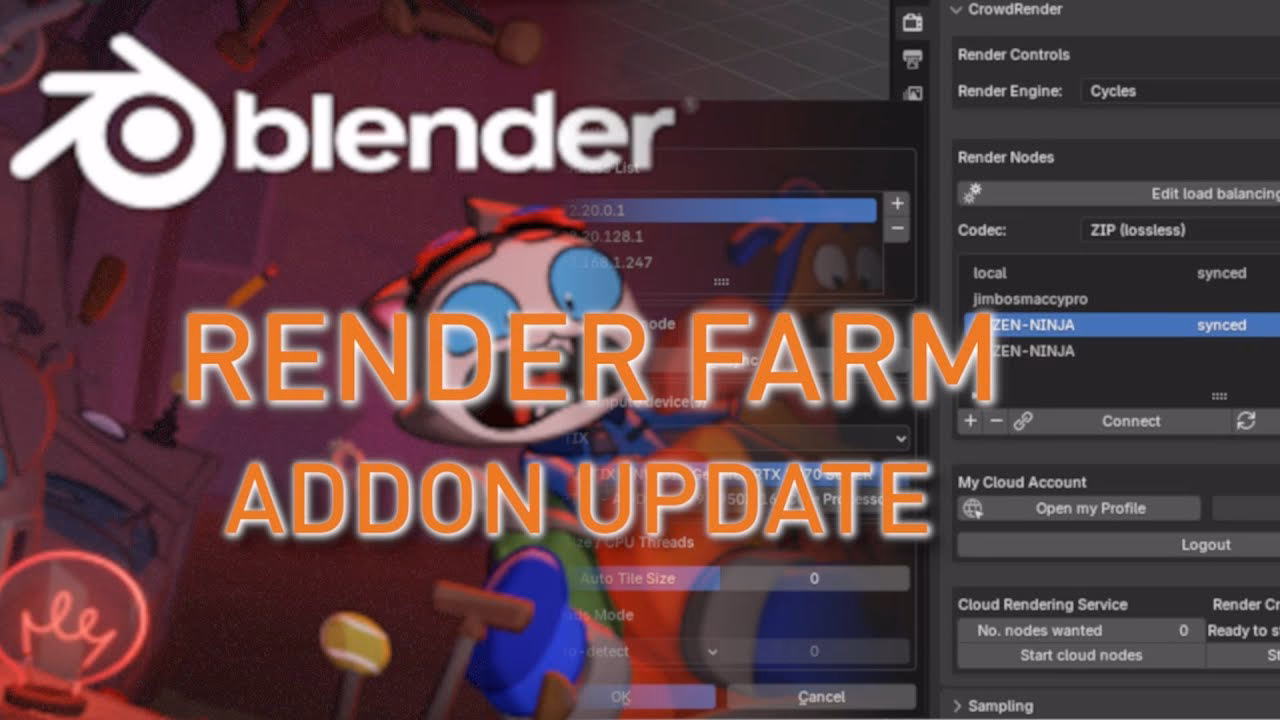 What is a render farm in Blender?