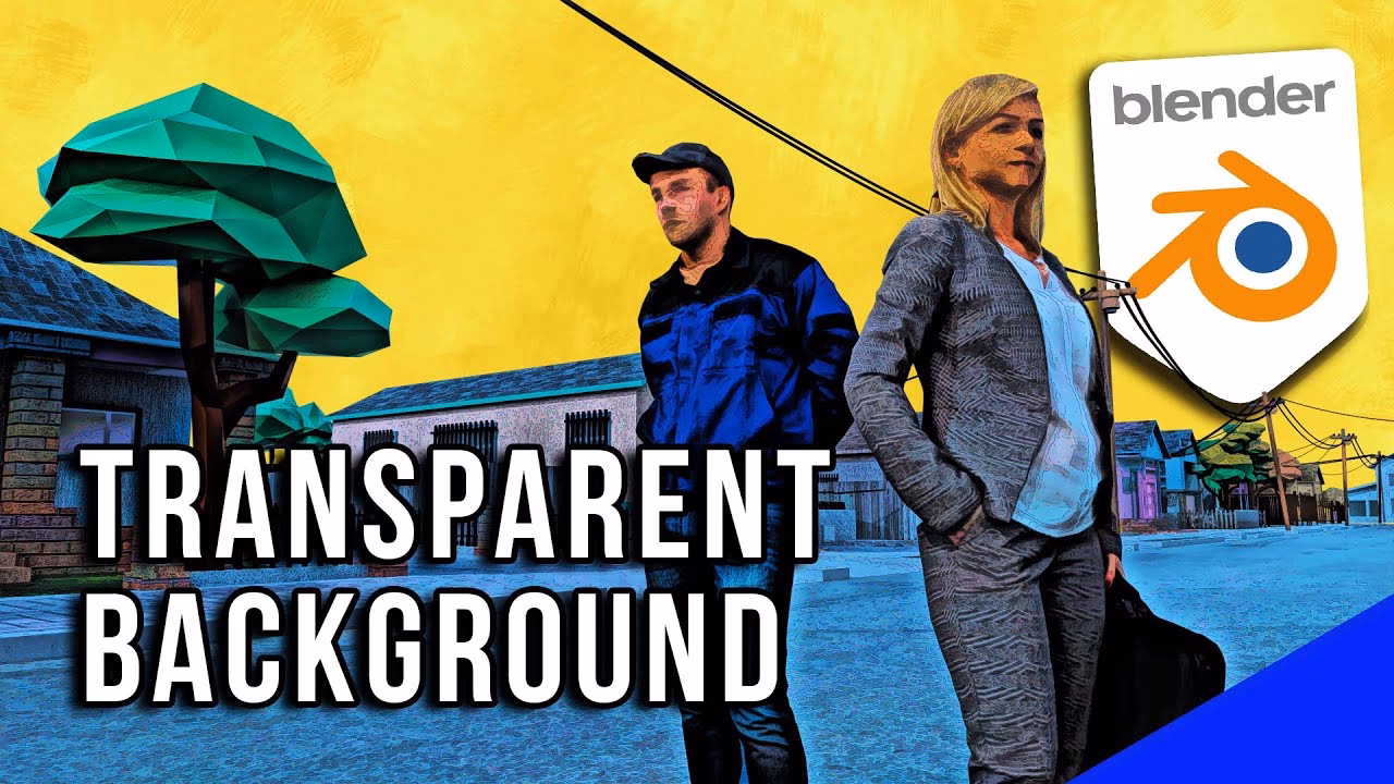 How to render transparent background in Blender?