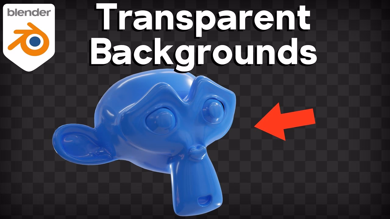 How do I make a film transparent in Blender?