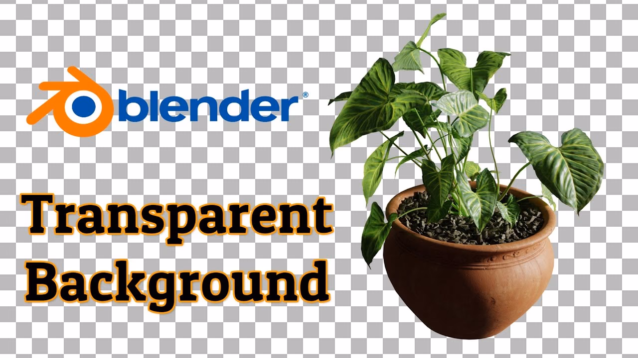 How to render transparent background in Blender?