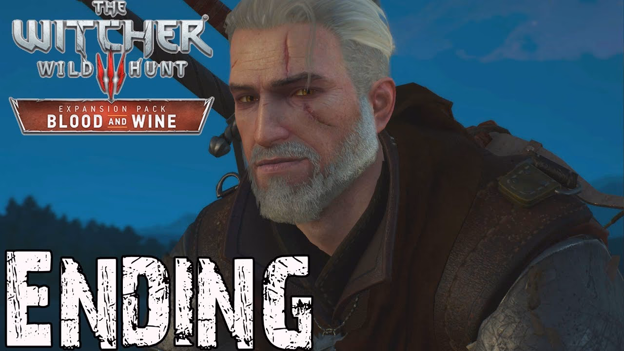 How many endings are there in the Witcher 3 Blood and wine?