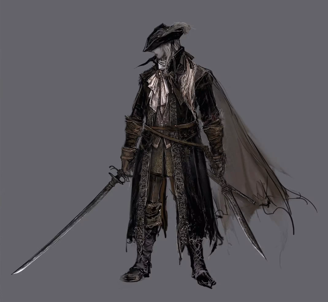 Who does boss fight in Bloodborne the Old Hunters DLC expansion pack?