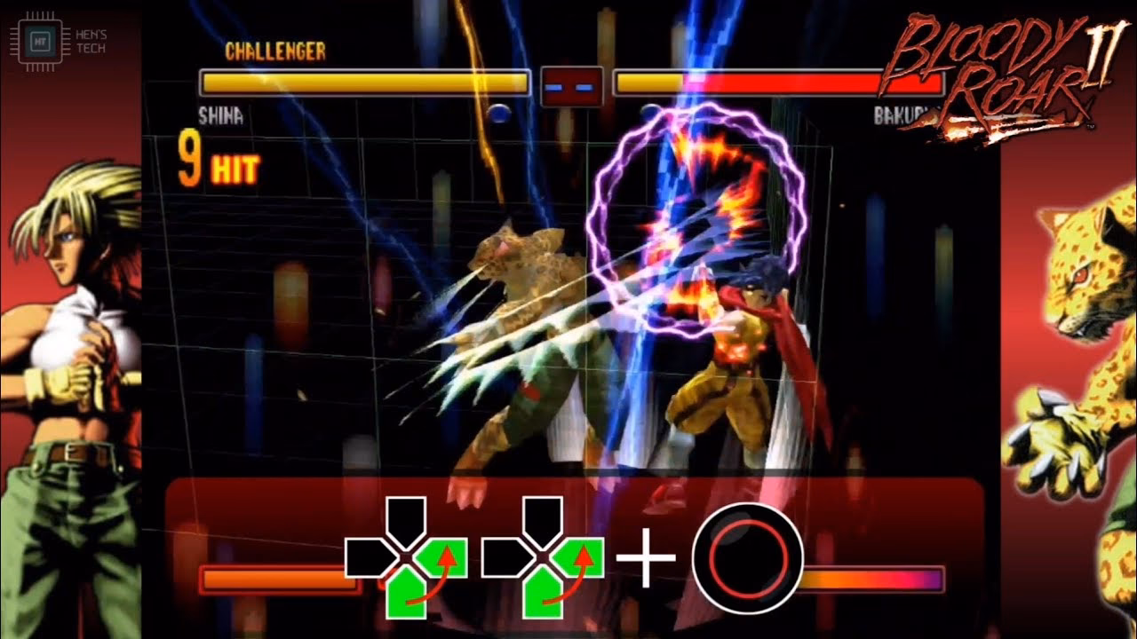 Does Bloody Roar 2 work in beast form?
