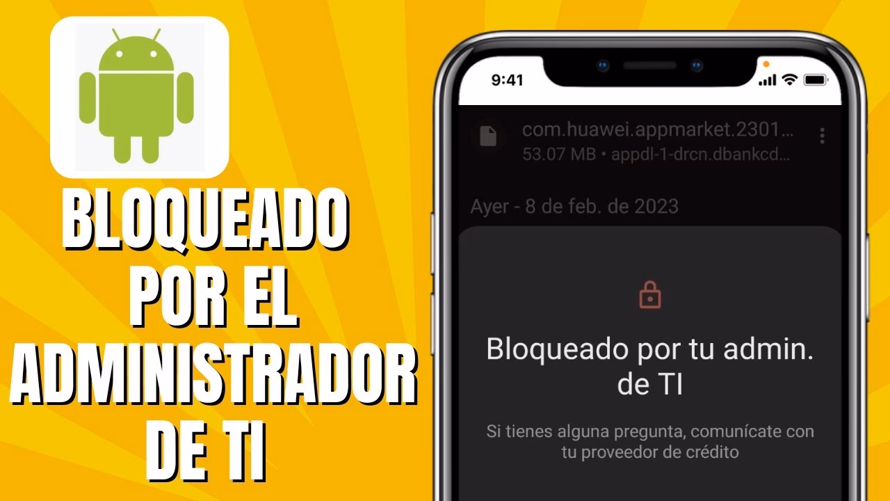 ¿Cómo desbloquear un dispositivo bloqueado por el administrador de ti?