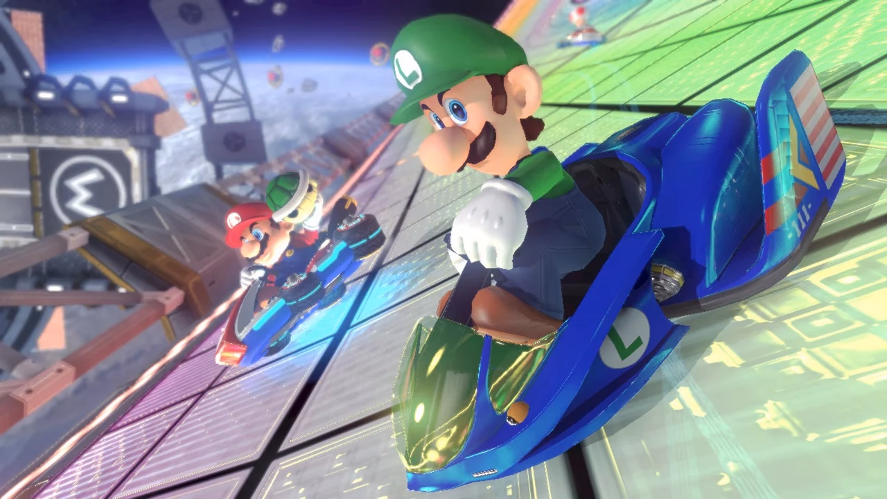 Is the Blue Falcon based on a Mario Kart X?