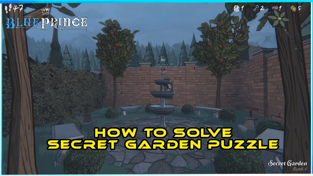 How to solve Secret Garden puzzle in Blue Prince?