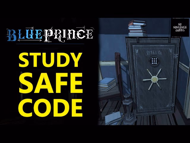 Where is the study safe in Blue Prince?
