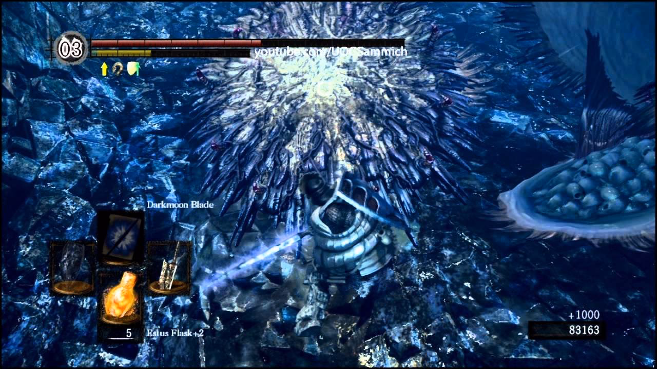 What are blue titanite chunks?