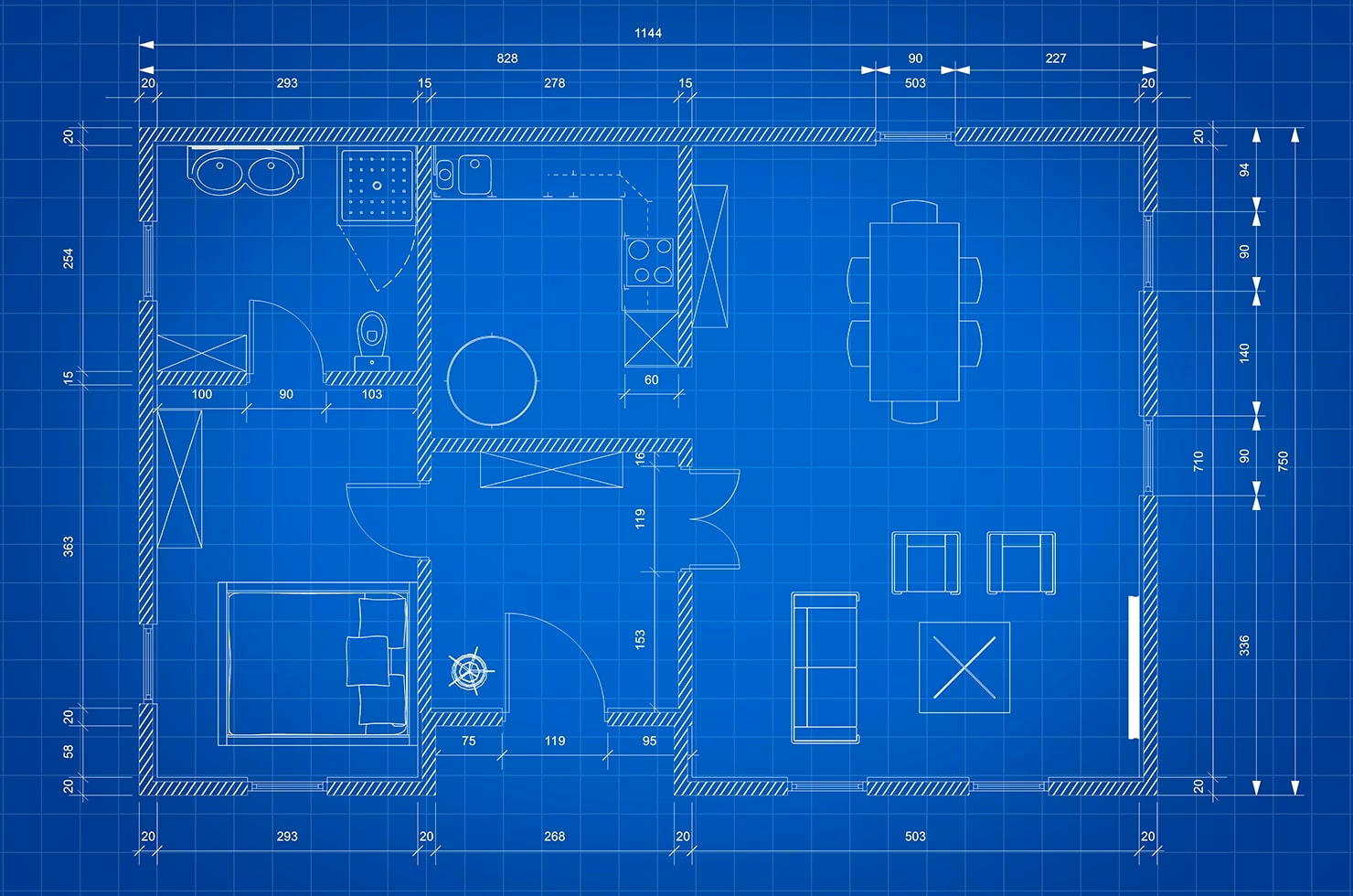 ¿Qué materiales se han usado para desarrollar blueprints?