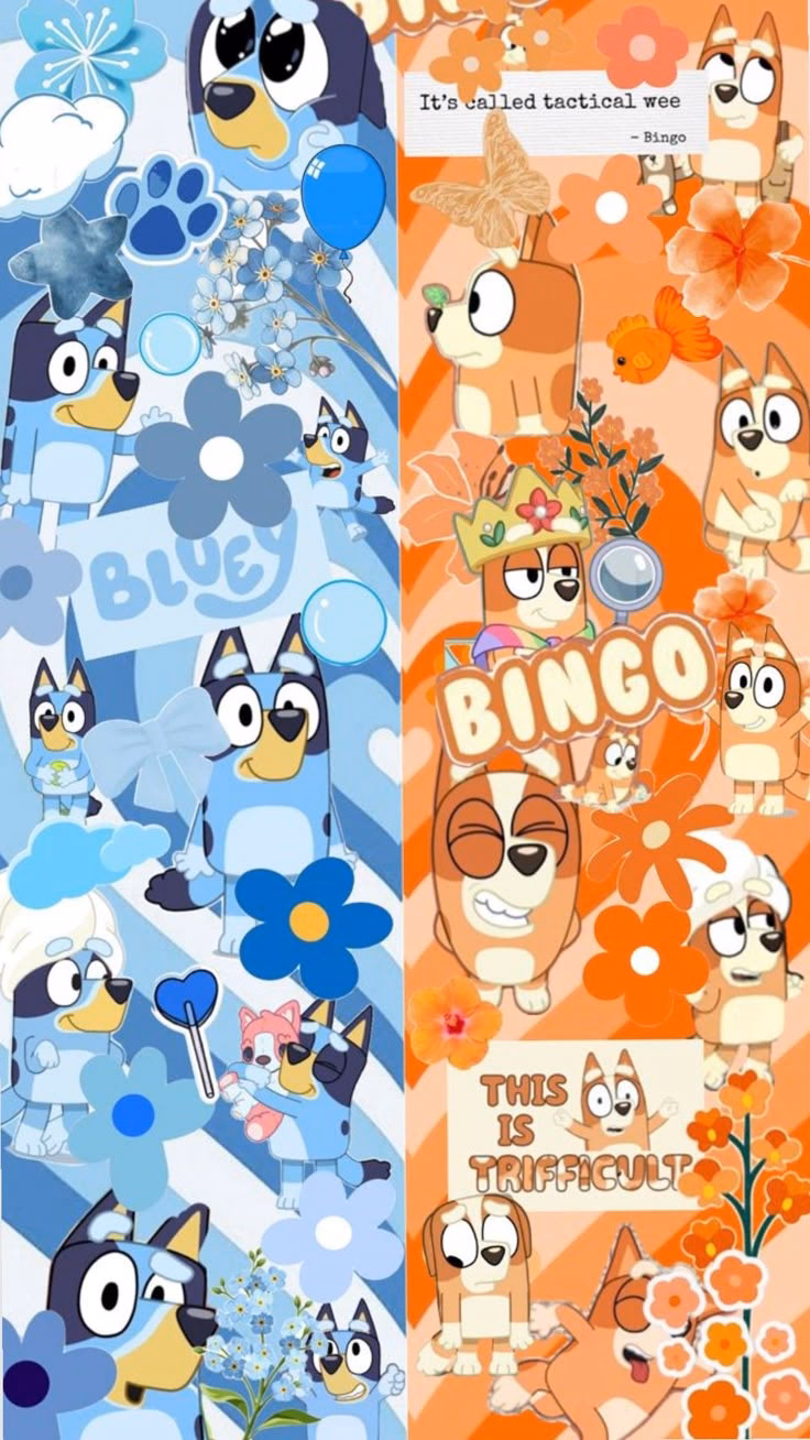 What size is Bluey wallpaper?
