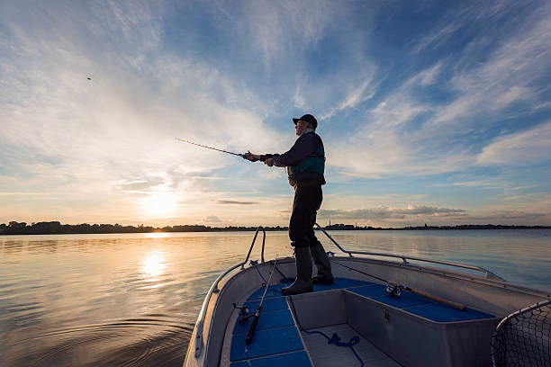 What does a fisherman do with a boat?