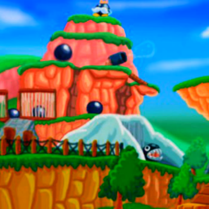 Does Bob-omb battlefield have a bowling ball?