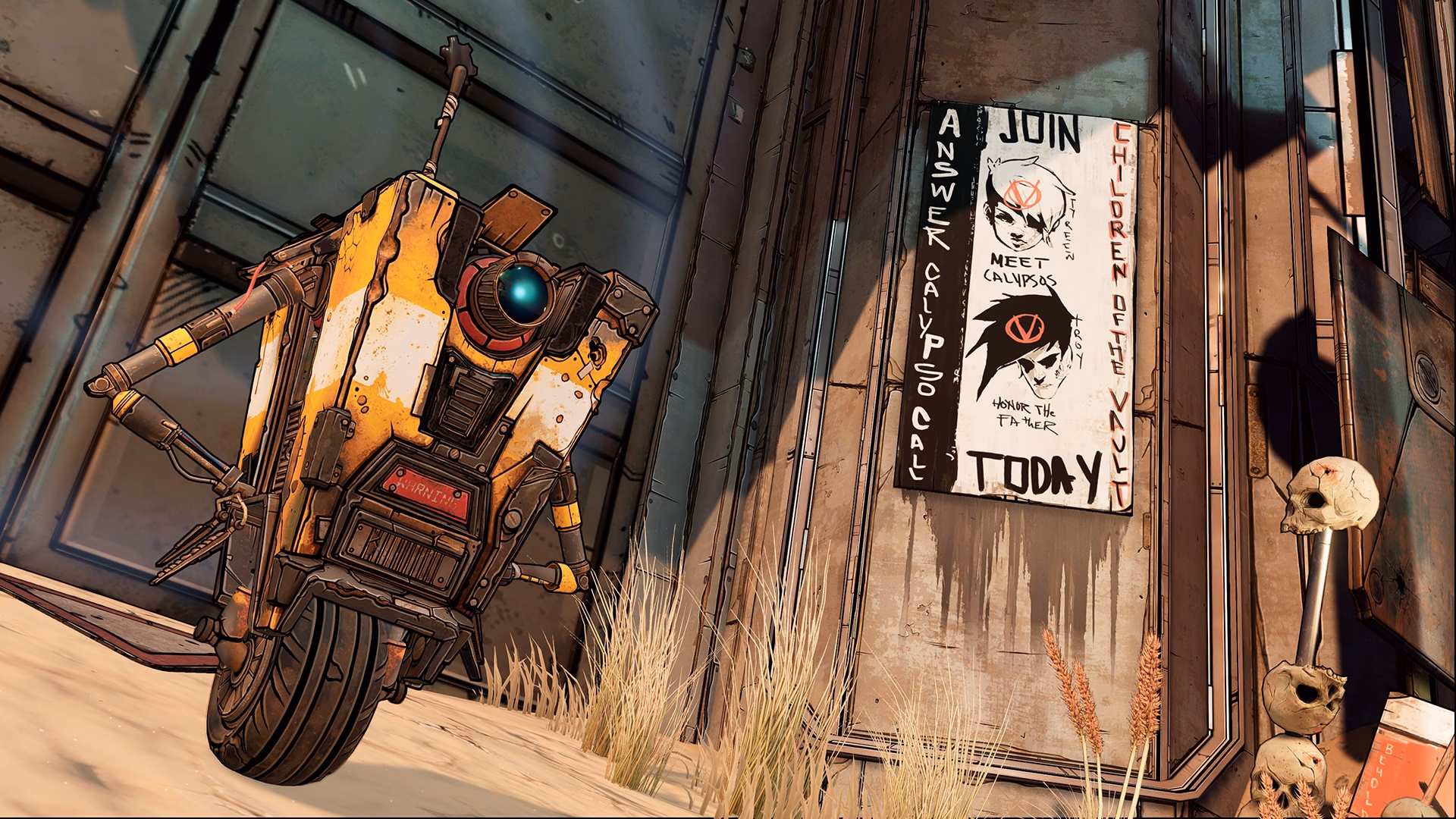 What does Claptrap wear in Borderlands 1?