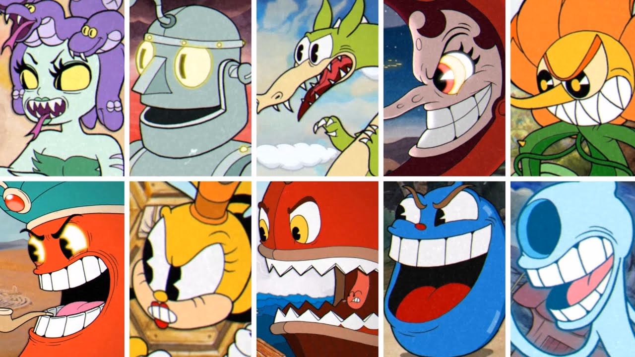What bosses are in Cuphead?