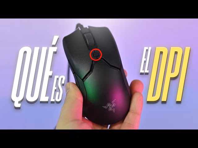 ¿Qué es el botón DPI de un ratón?
