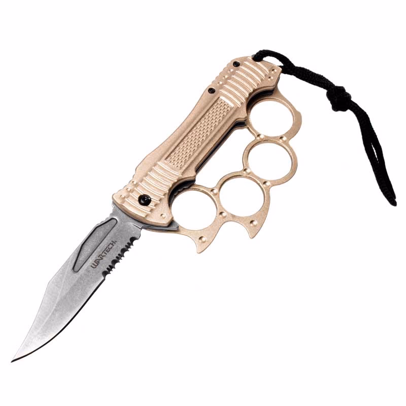 Does the knuckle knife section include any content?
